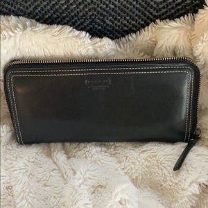 Coach black wallet